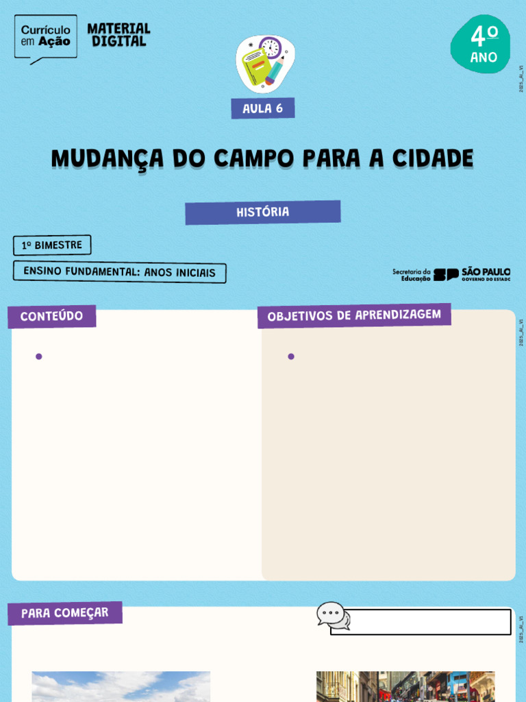 Migração do Campo para a Cidade | PDF | Migração humana | Brasil