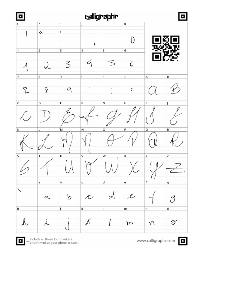 Calligraphr Template Cópia | PDF