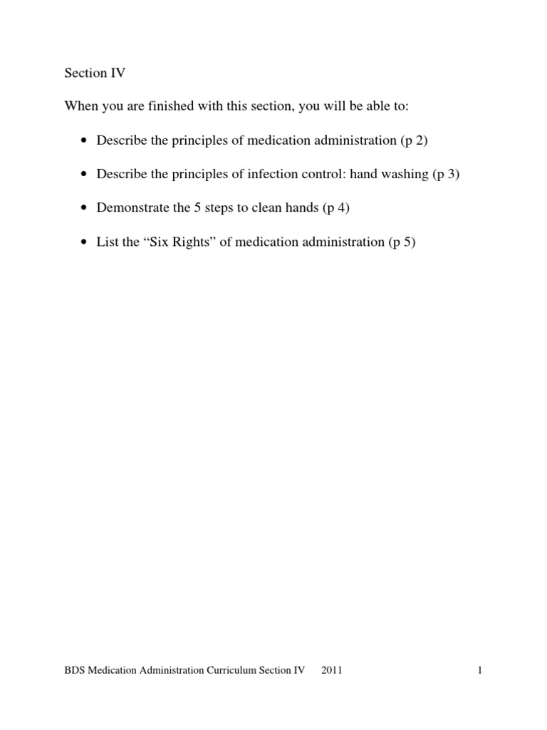 Six Rights of Medication Administration | PDF | Medical Prescription ...