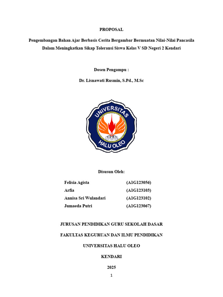 Proposal Kelompok K | PDF