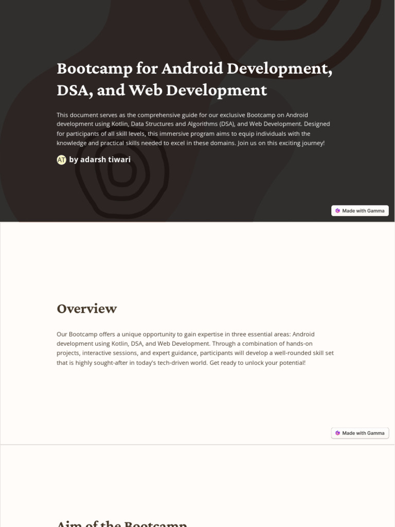 Android Development Bootcamp Guide | PDF | Android (Operating System ...