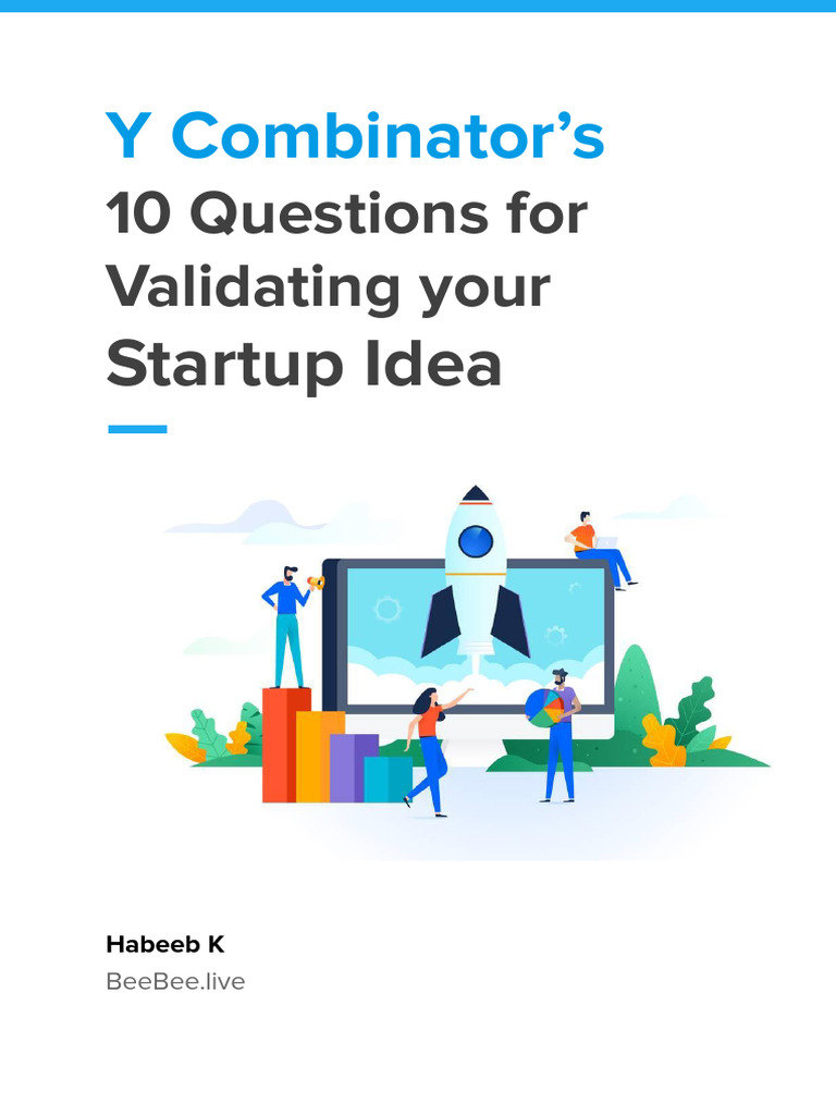 10 Questions to Validate Your Startup Idea | PDF | Startup Company ...
