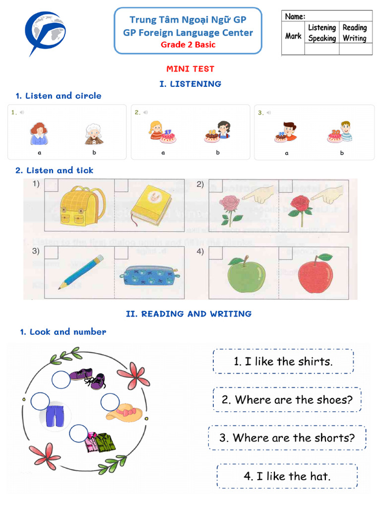 (GS2) Ms - Ashley - Mini Test 2 | PDF