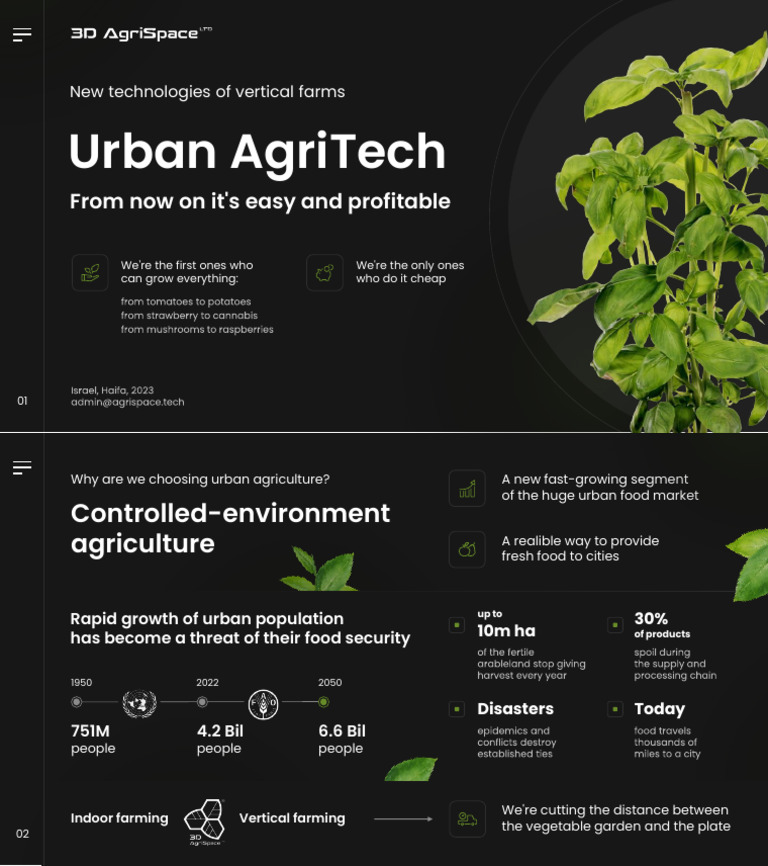 Urban AgriTech: Revolutionizing Food Security | PDF