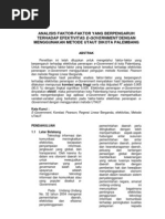 Download ANALISIS FAKTOR by cofry SN88548214 doc pdf