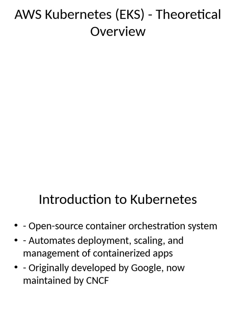 Mastering AWS EKS: A Comprehensive Guide | PDF | Distributed Computing ...