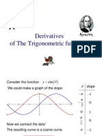 Derivatives of The Trigonometric Functions