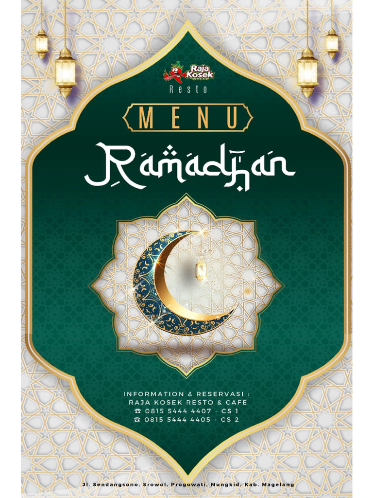 Menu Ramadhan Raja Kosek | PDF