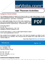 Pythagorean Theorem Activities