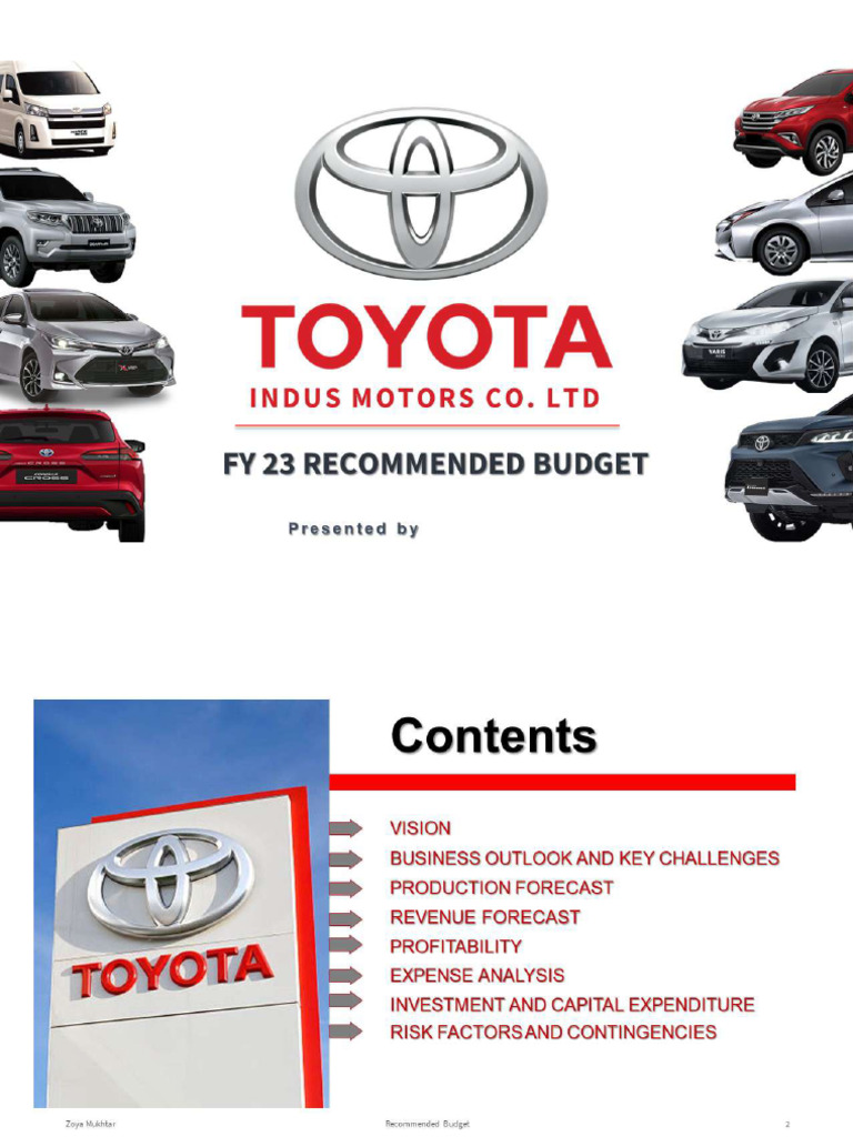 Budget Sample Presentation Pdf