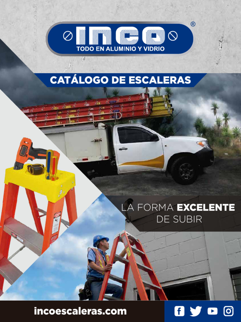 Escaleras de Fibra de Vidrio Dieléctricas | PDF | Escalera | Arte en vidrio