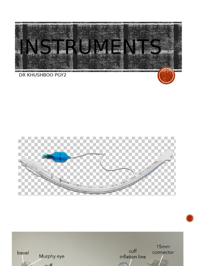 Endotracheal Tube Overview and Use | PDF | Intravenous Therapy ...