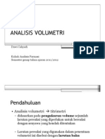 Analisis Volumetri