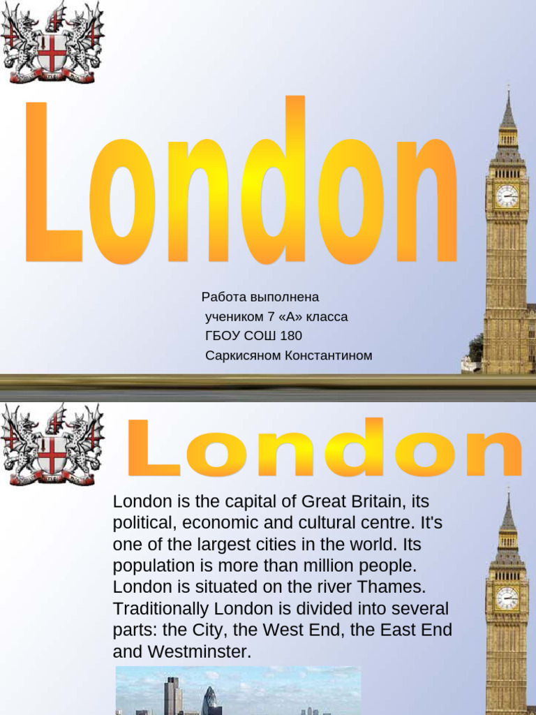 Discover London: Key Attractions Explained | PDF | London