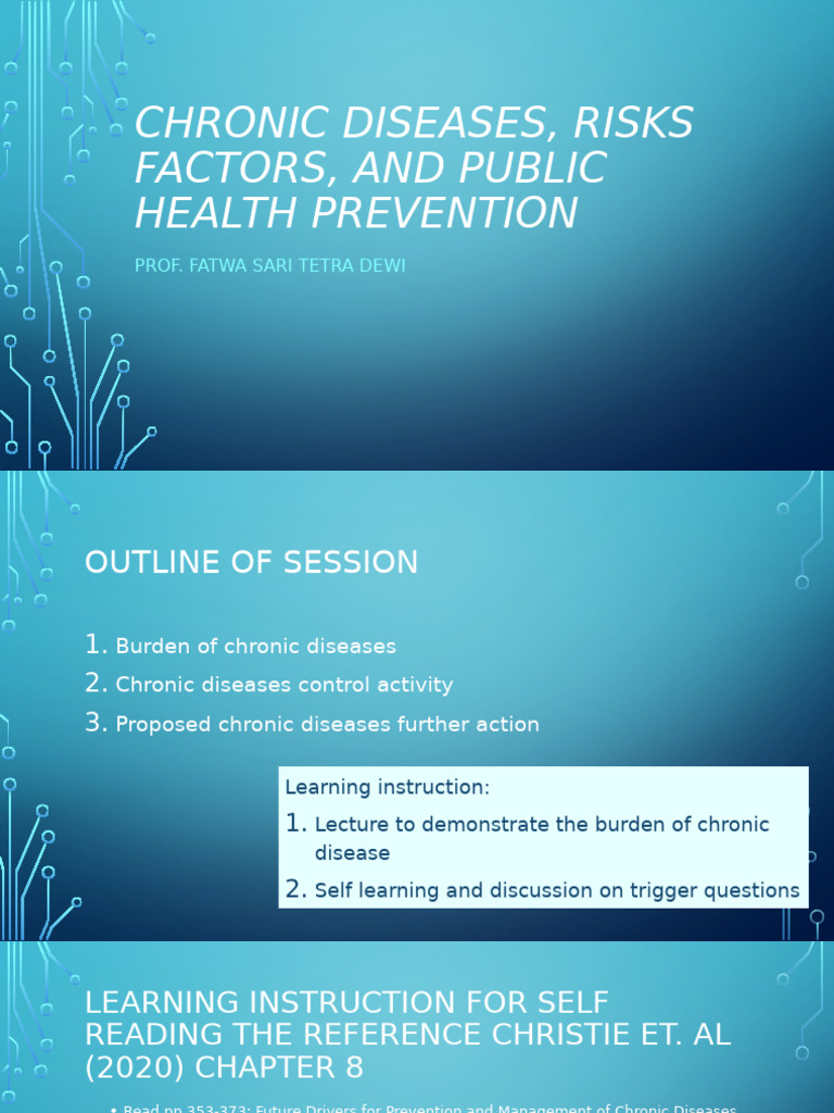 Chronic Disease Prevention Strategies | PDF