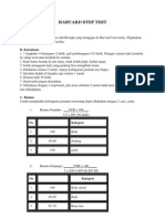 HARVARD STEP TEST
