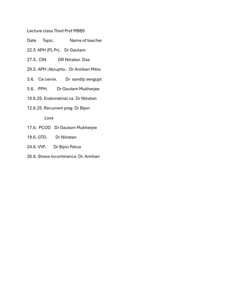 Lecture Class 2 | PDF