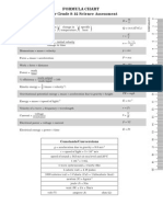 Science Formula Sheet