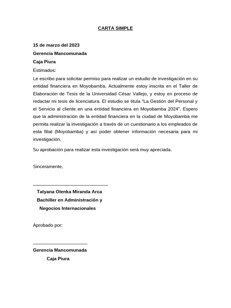 Solicitud de Permiso para Investigación | PDF