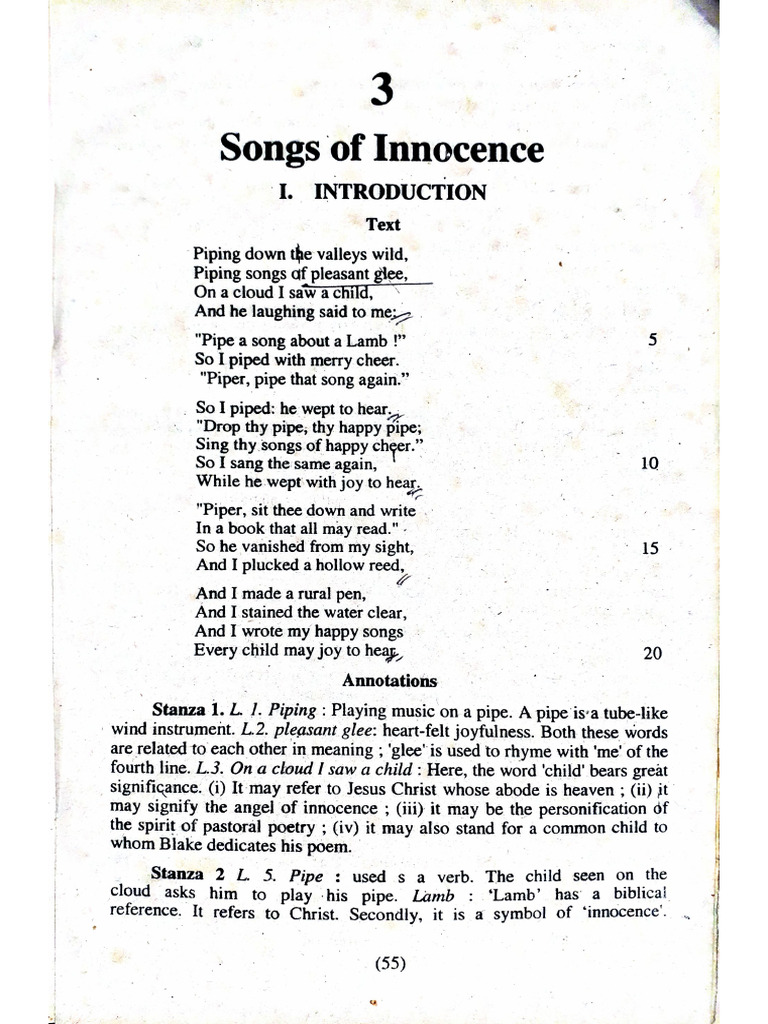 Introduction (Sen) William Blake Romantic Poetry | PDF