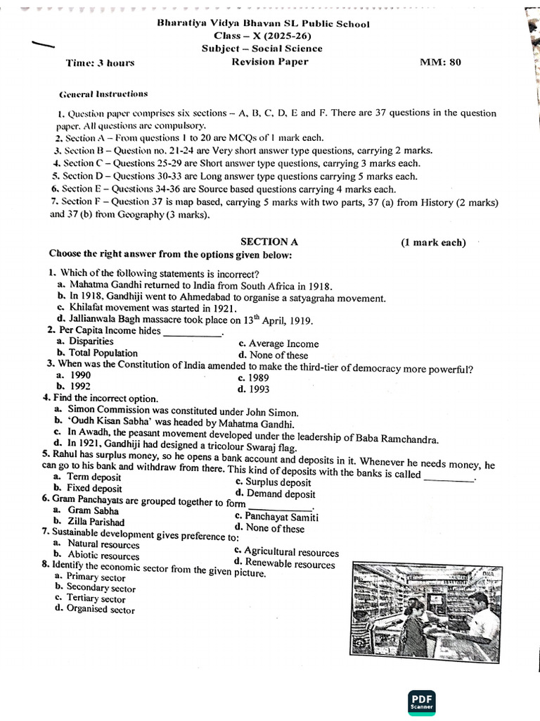 Class 10th SST | PDF