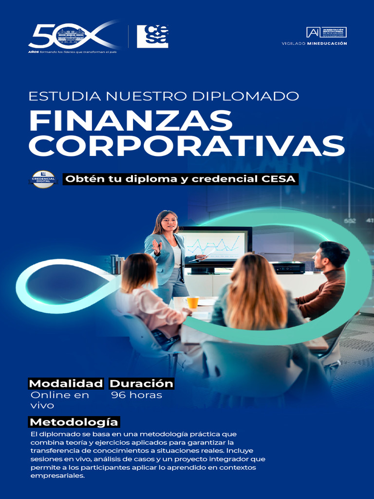 Brochure Finanzas Corporativas | PDF | Negocios económicos | Business