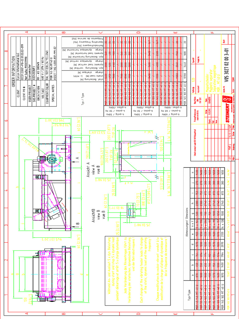 V05 3027 02 00 3-01 (MOR 45-145 MT 40 U Unit Drawing) | PDF