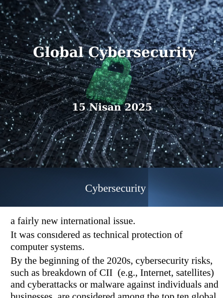 Global Cybersecurity Challenges 2025 | PDF | Computer Security | Security