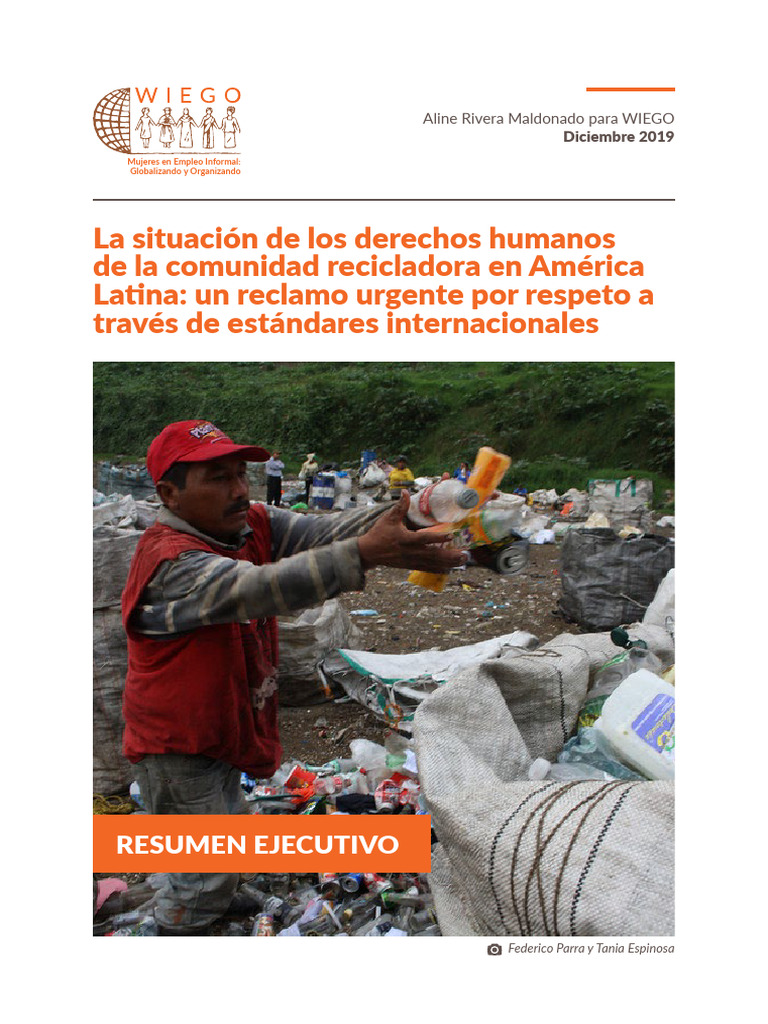 Rivera resumen derechos humanos recicladores AmericaLatina WIEGO 0 - 1