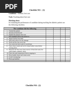 Dry Sterile Dressing Change Checklist | PDF