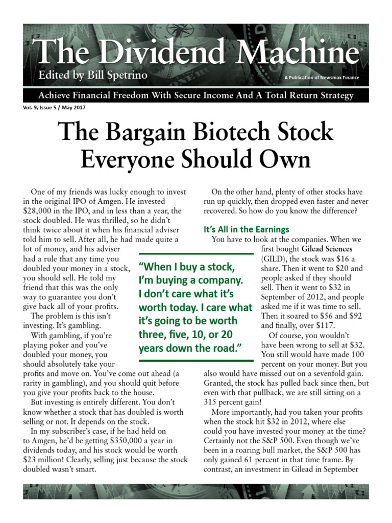 0517 DividendMachine | PDF | Stocks | Dividend