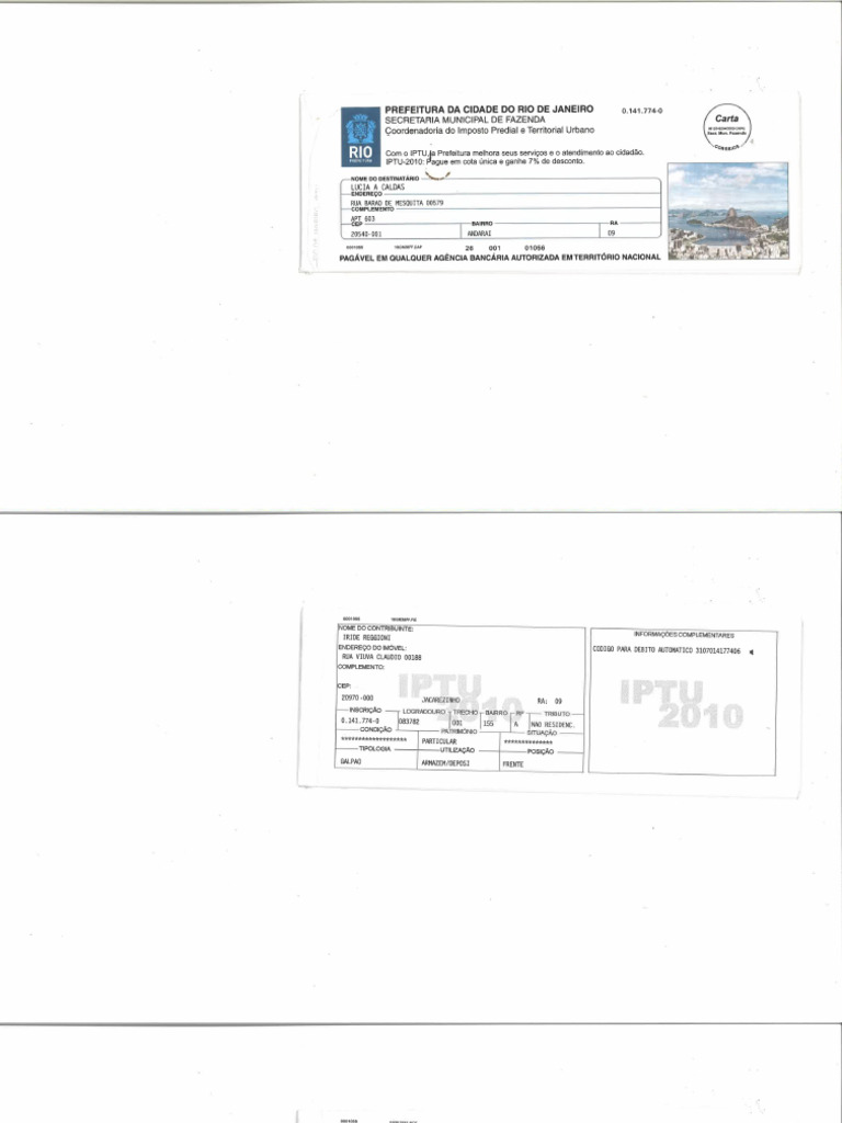 Iptu Ano 2010 Pdf