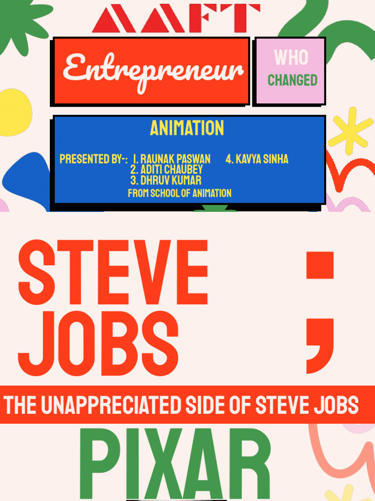 Steve Jobs: The Pixar Pioneer | PDF