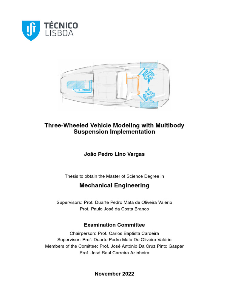 Three-Wheeled Vehicle Dynamics Modeling | PDF | Steering | Rotation