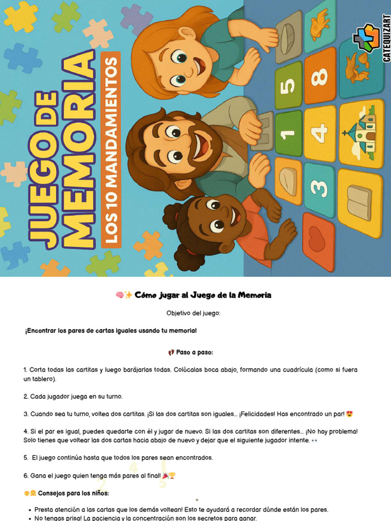 Cómo Jugar al Juego de la Memoria | PDF