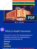Presentation On Health Insurance: by S. Nanda