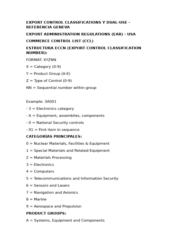 Export Control Classifications y Dual | PDF | Cryptography