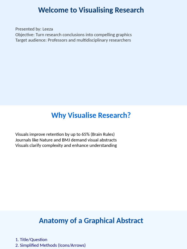 Effective Research Visualization Techniques | PDF