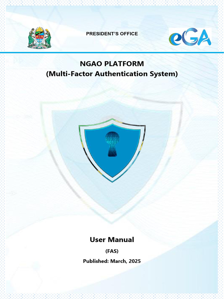 NGAO Platform User Manual | PDF | Password | Mobile App