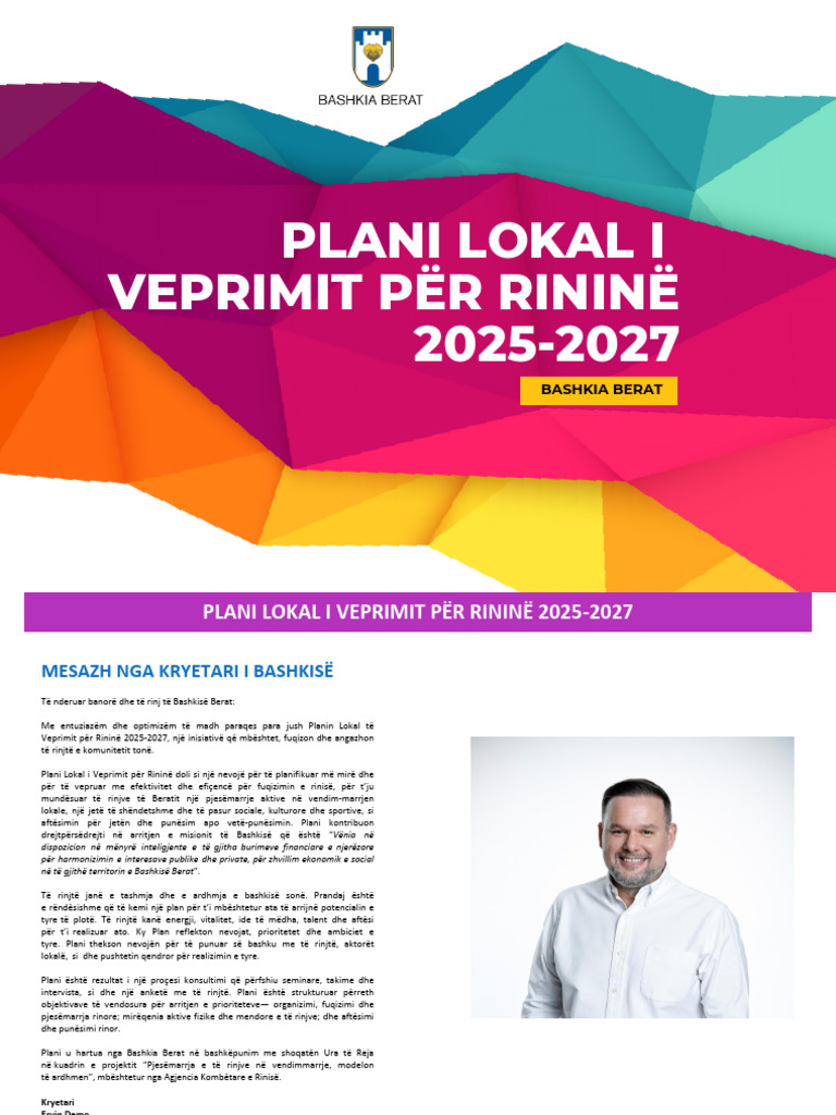 Plani I Veprimit Per Rinine Berat | PDF