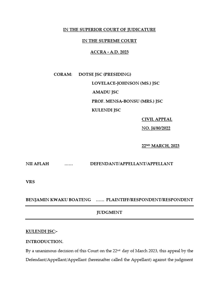 Supreme Court Judgment on Land Dispute | PDF | Lawsuit | Judgment (Law)