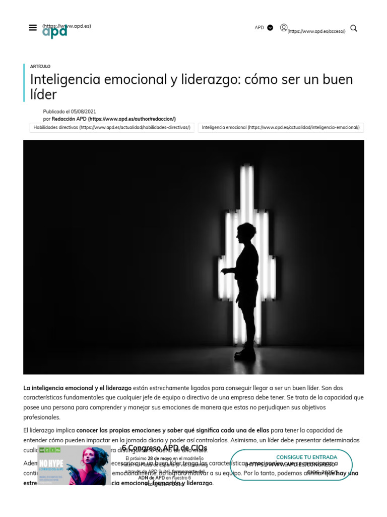 Inteligencia Emocional en el Liderazgo | PDF | Liderazgo | Las emociones
