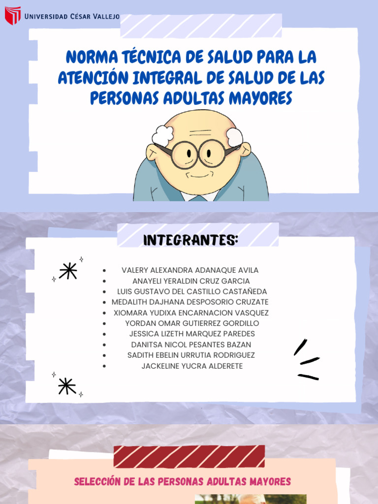 Atención Integral para Adultos Mayores | PDF | Vejez | Higiene oral