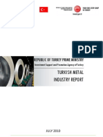 Turkish Metal Industry Report: Republic of Turkey Prime Ministry