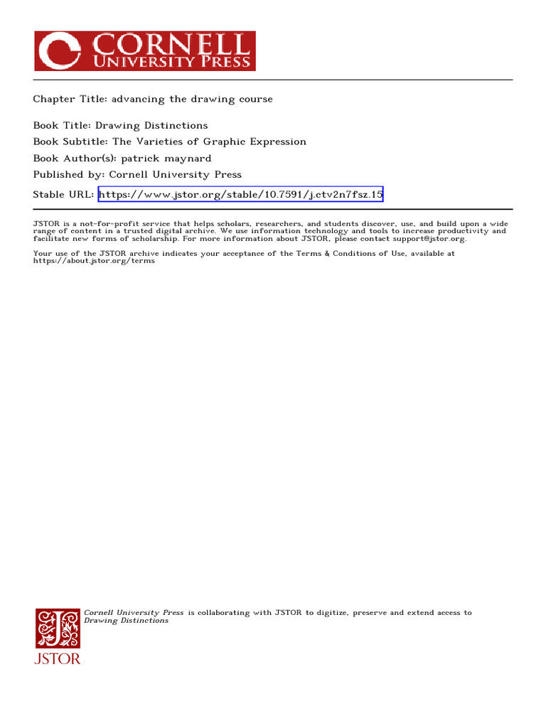 Advancing Drawing Skills in Art | PDF | Drawing | Space
