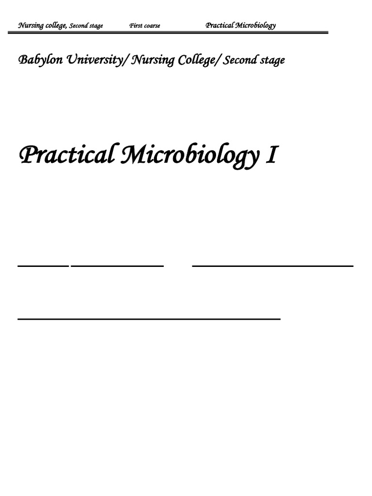 Practical Microbiology Lab Guidelines | PDF | Staining | Growth Medium