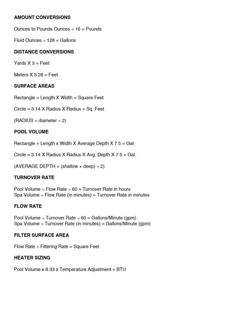 Worksheets For Pool Ops 2020 PDF 1 | PDF | Sodium Carbonate | Alkalinity