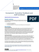 B4EE Scenario 14 - Formative Feedback and Staff Workload