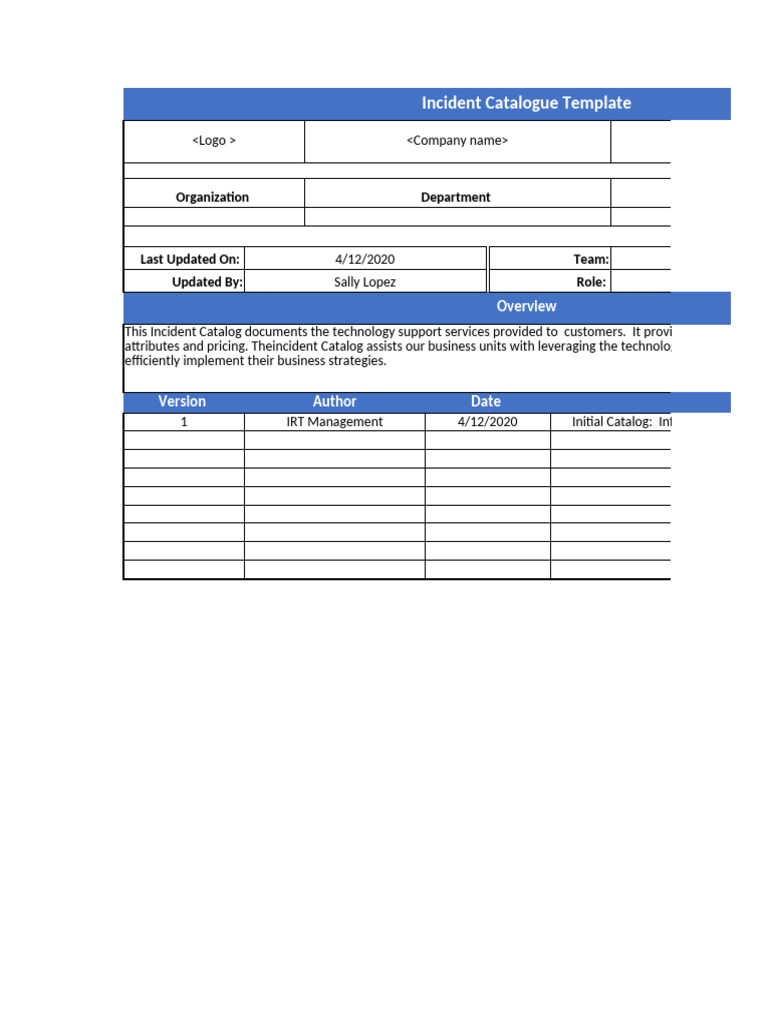 Incident Catalogue for Technology Support | PDF | Cyberspace | Hypertext