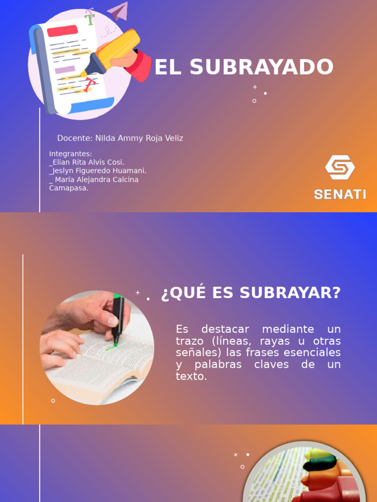 El Subrayado | PDF